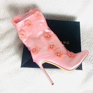 Azalea Wang Acacia 3D Floral Boots
